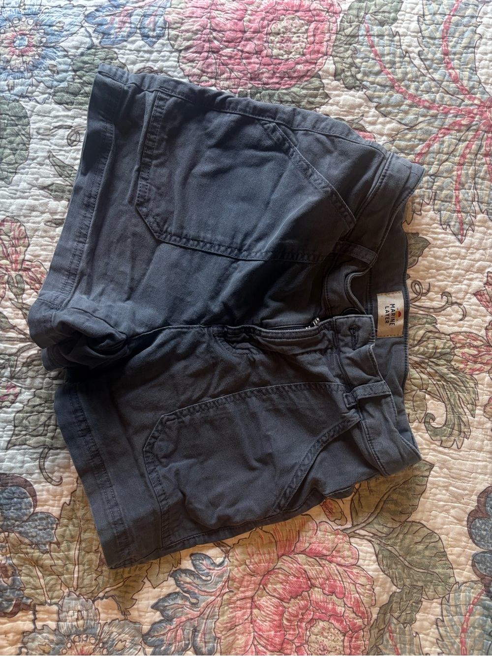 Marine Layer Dark Gray Cargo Shorts